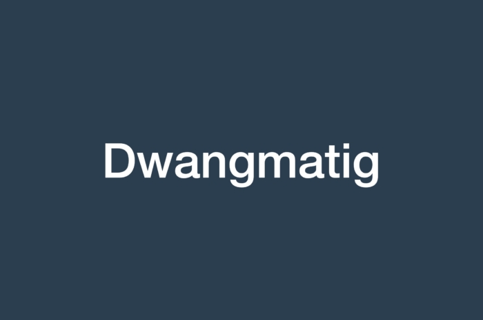 de dwangmatige persoonlijkheidsstructuur