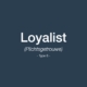 Loyalist nieuw