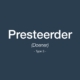 Presteerder nieuw