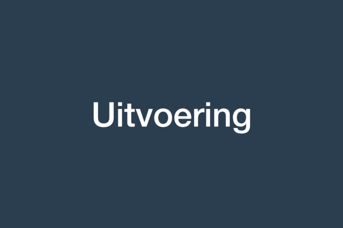 Uitvoering 1