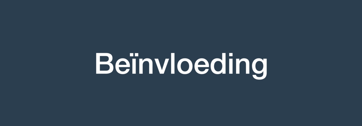 beinvloeding 1