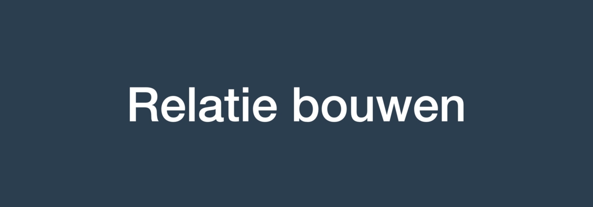 relatiebouwen