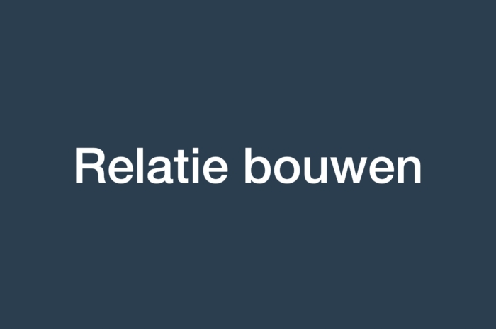 relatiebouwen